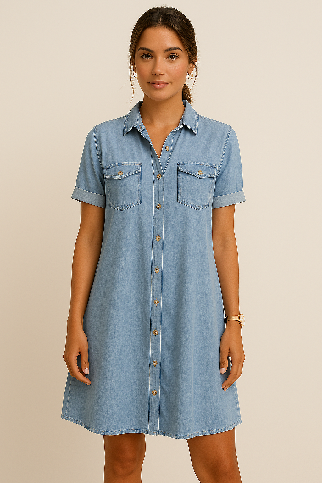 Saira | EasyFit Denim Dress