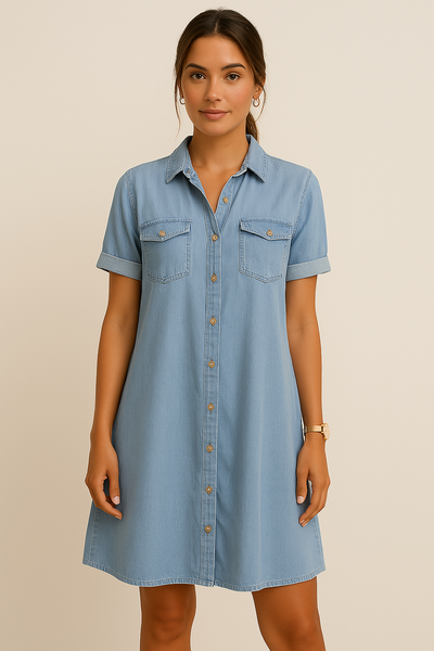 Saira | EasyFit Denim Dress