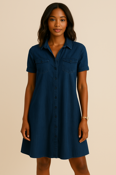 Saira | EasyFit Denim Dress