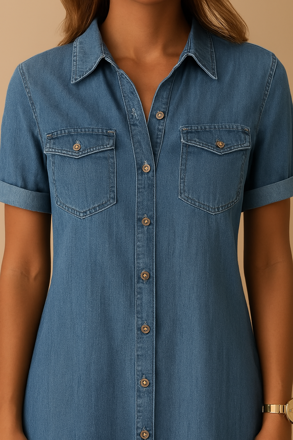 Saira | EasyFit Denim Dress