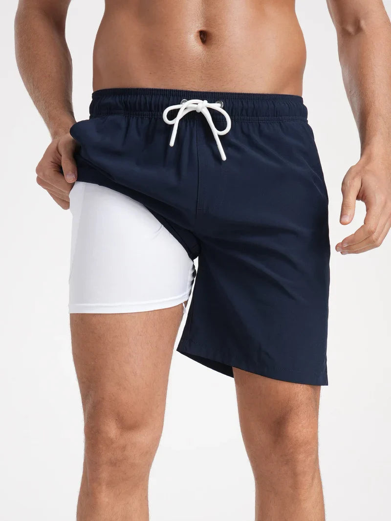 2-in-1 Swim Shorts
