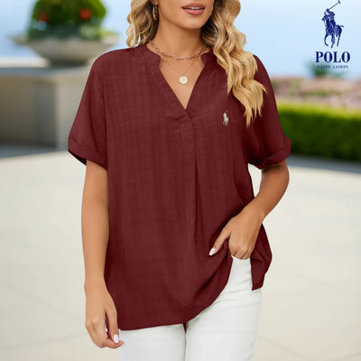 RL™ Relaxed Linen Tunic Blouse