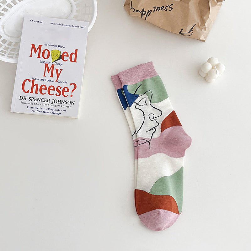 Abstract Casual Socks - 5Pack (Unisex)