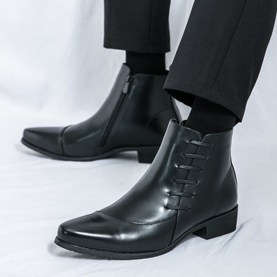 Derek | Leather Dress Boots