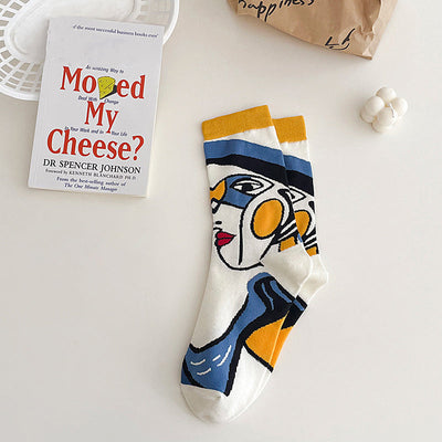Abstract Casual Socks - 5Pack (Unisex)