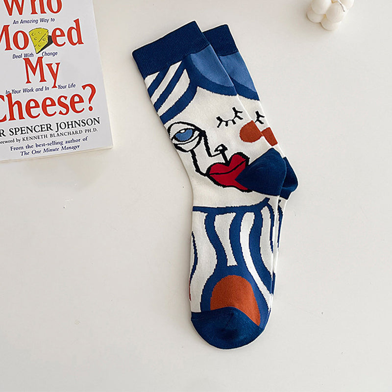 Abstract Casual Socks - 5Pack (Unisex)