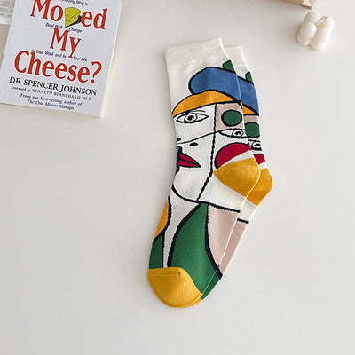 Abstract Casual Socks - 5Pack (Unisex)