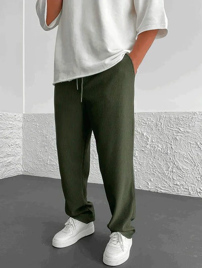 Roger | Soft Ribbed Trousers