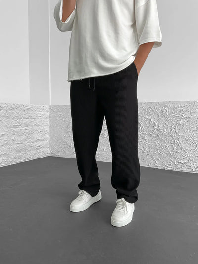 Roger | Soft Ribbed Trousers
