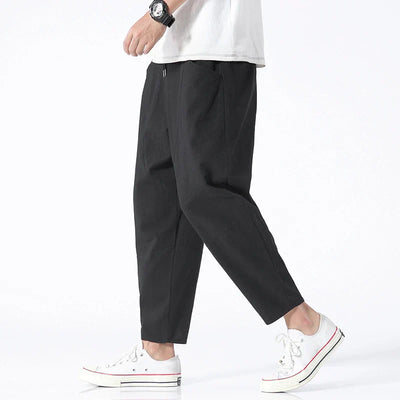 Dorothy | Relaxed Linen Cropped Pants
