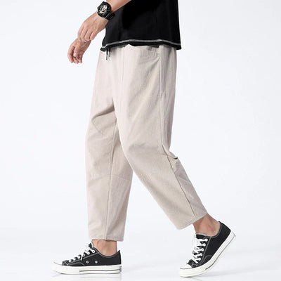 Dorothy | Relaxed Linen Cropped Pants