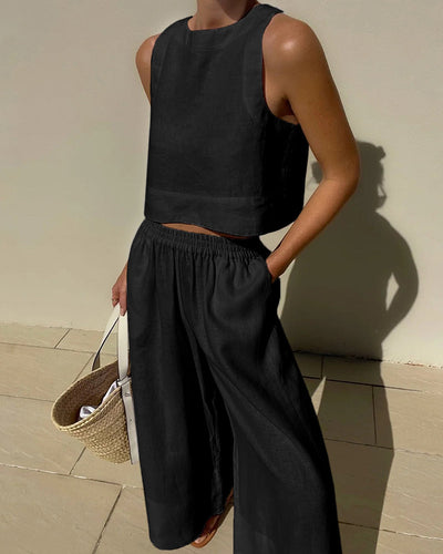 Amanda | Linen Summer Set