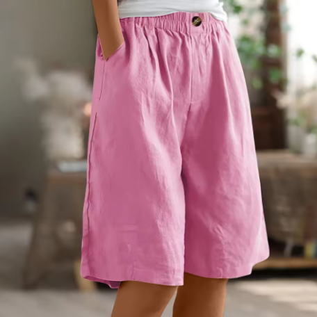 Hallie – Wide Casual Shorts