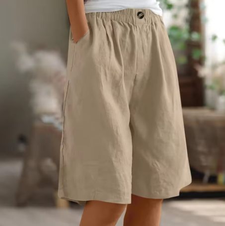Hallie – Wide Casual Shorts