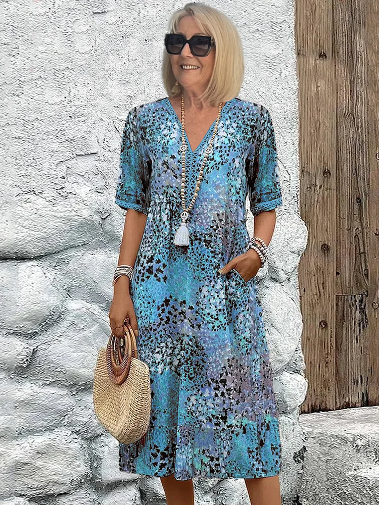 Flora | Women's Midi Dress
