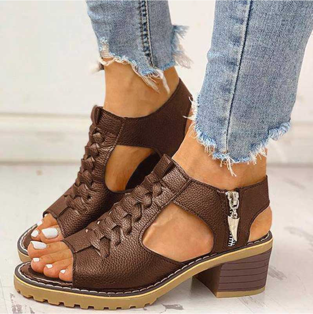 Ariah | Orthopedic Vintage Wedge Sandals