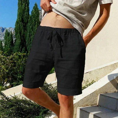 Breathable Cotton-Linen Shorts