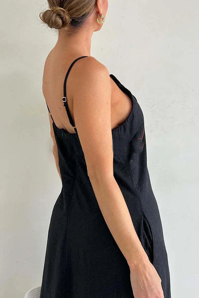 Remi | Linen Blend Maxi Dress