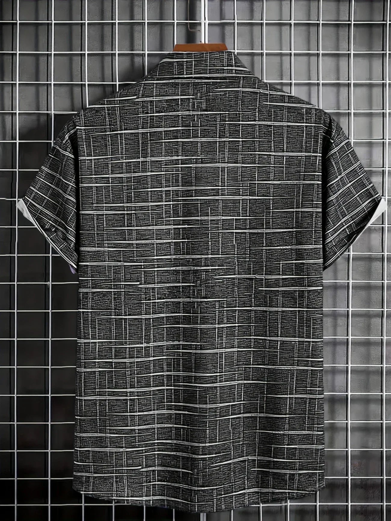 Haroyan - Stylish Plaid Stripe Pattern Shirt