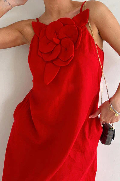 Remi | Linen Blend Maxi Dress