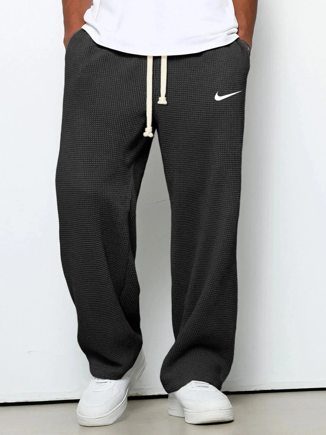 NK™  Waffle Texture Trousers