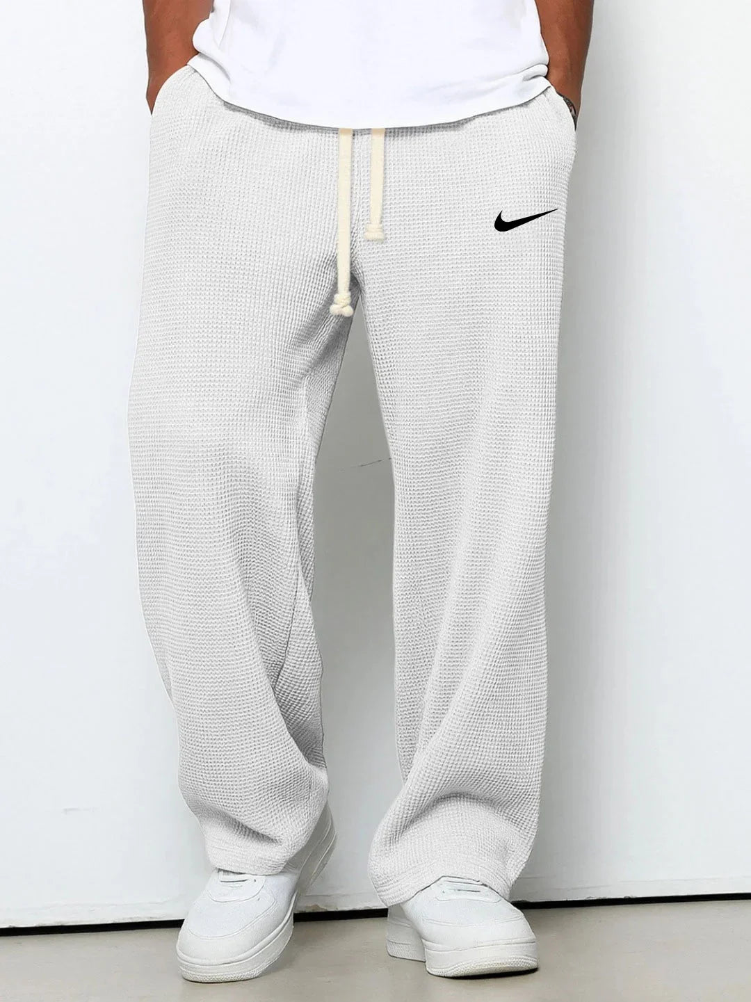 NK™  Waffle Texture Trousers
