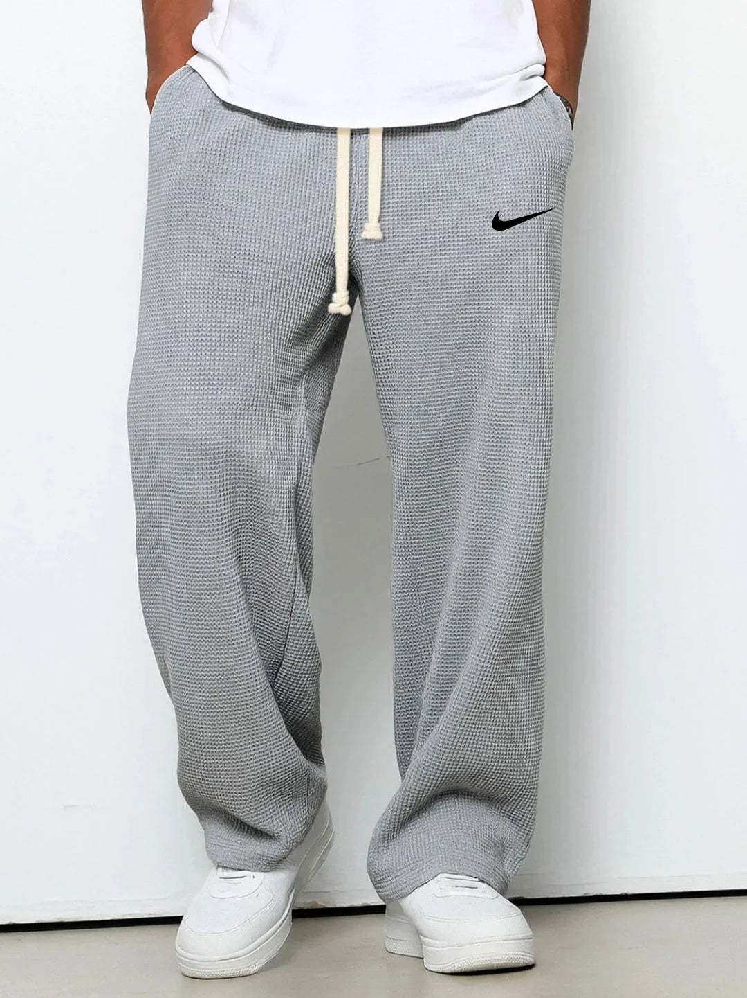 NK™  Waffle Texture Trousers