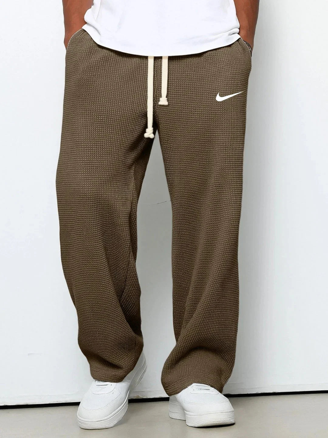 NK™  Waffle Texture Trousers