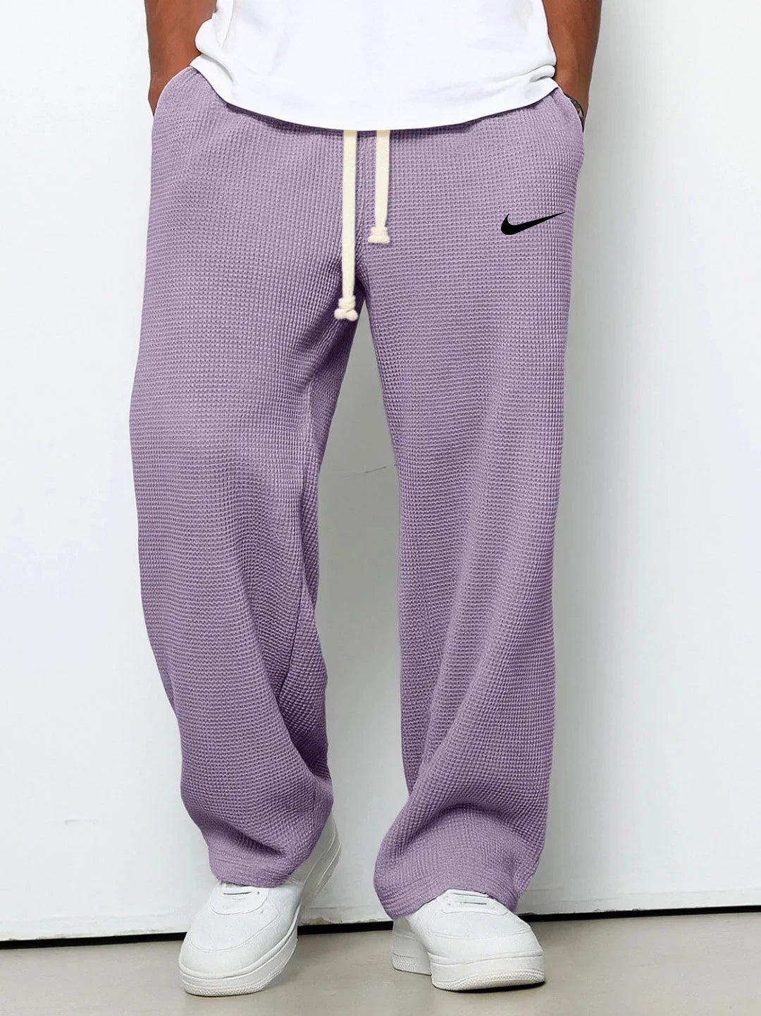NK™  Waffle Texture Trousers