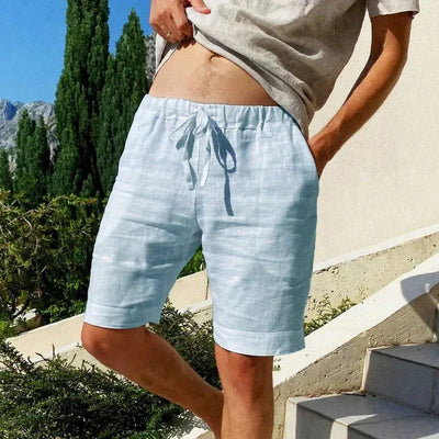 Breathable Cotton-Linen Shorts