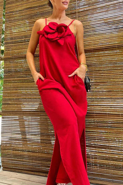 Remi | Linen Blend Maxi Dress