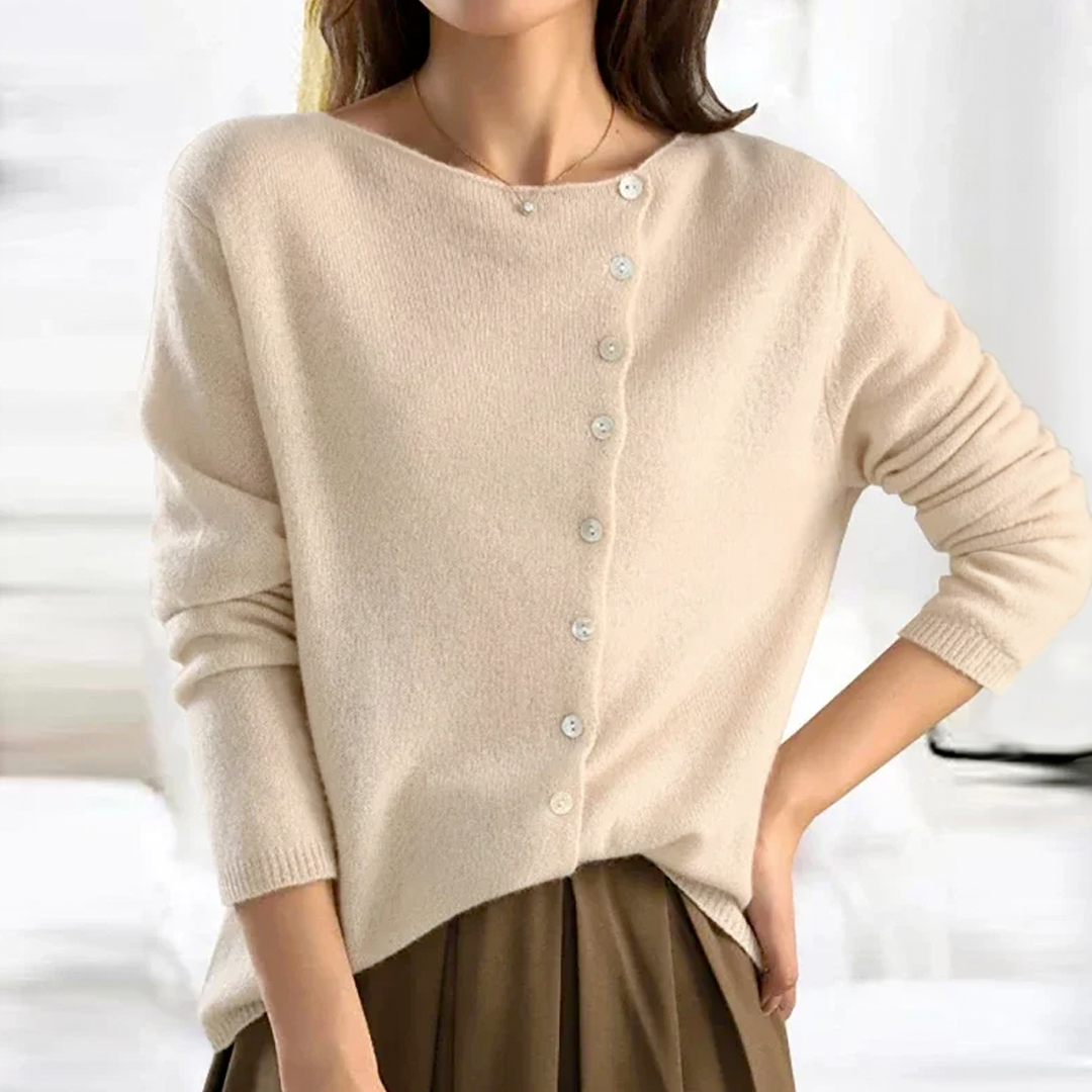 Liz | Elegant Wool Cardigan