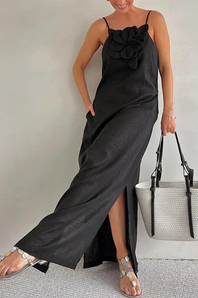 Remi | Linen Blend Maxi Dress