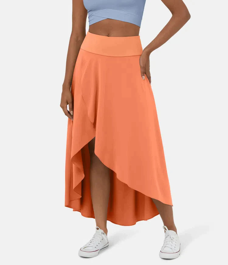 Harmony | Quick Dry Ruffle Midi Skirt
