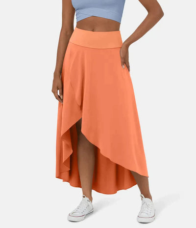 Harmony | Quick Dry Ruffle Midi Skirt