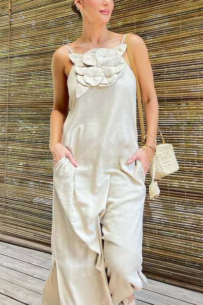 Remi | Linen Blend Maxi Dress