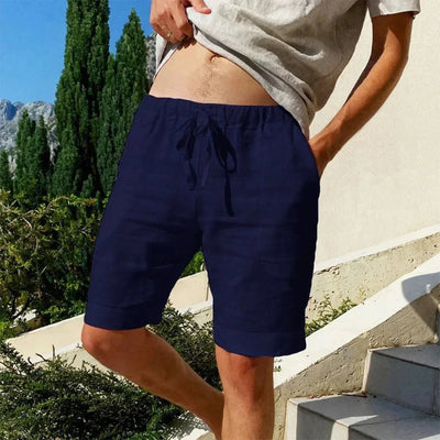 Breathable Cotton-Linen Shorts