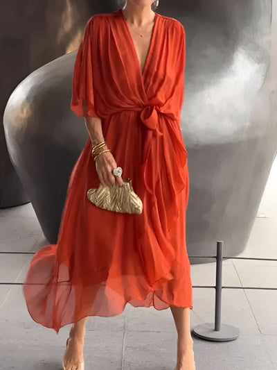 Audrey | Elegant Chiffon Dress