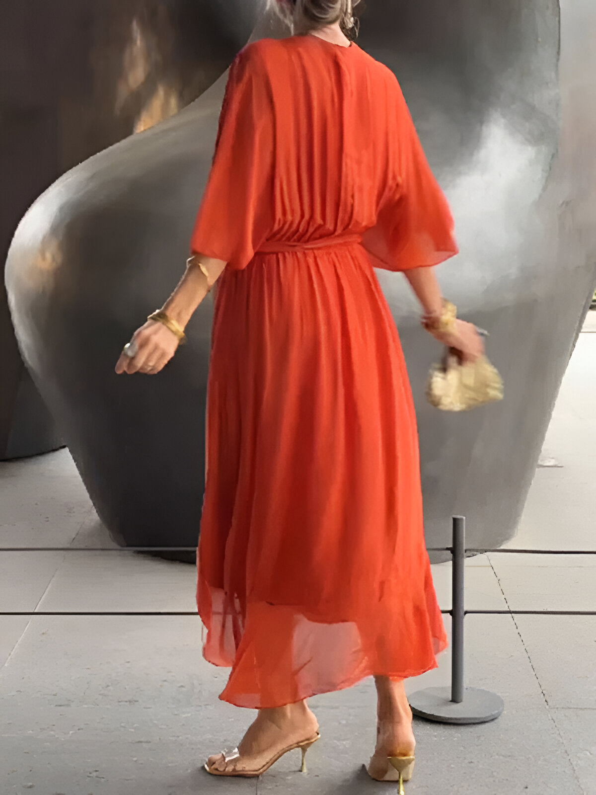 Audrey | Elegant Chiffon Dress