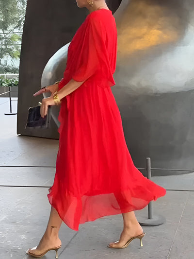 Audrey | Elegant Chiffon Dress
