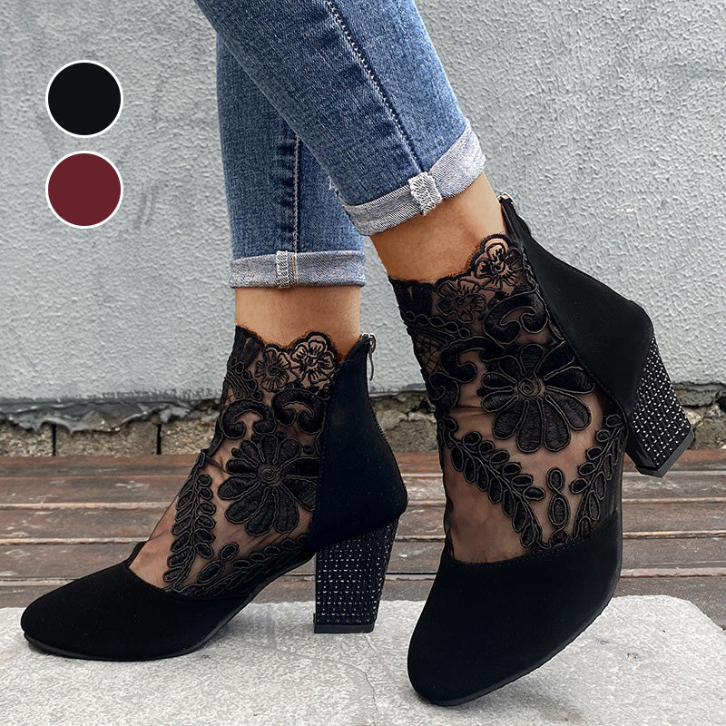 Vera |  Elegant Lace Summer Heels