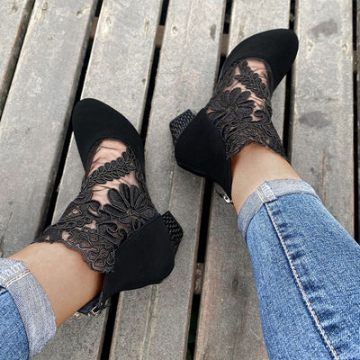 Vera |  Elegant Lace Summer Heels