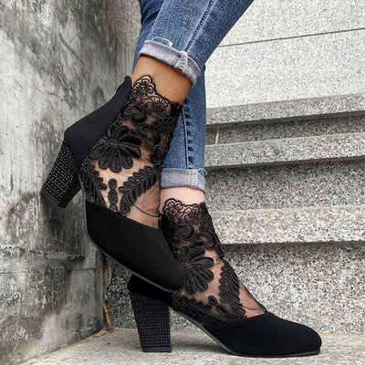 Vera |  Elegant Lace Summer Heels