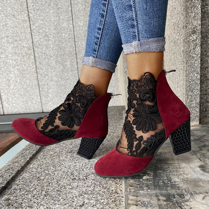 Vera |  Elegant Lace Summer Heels