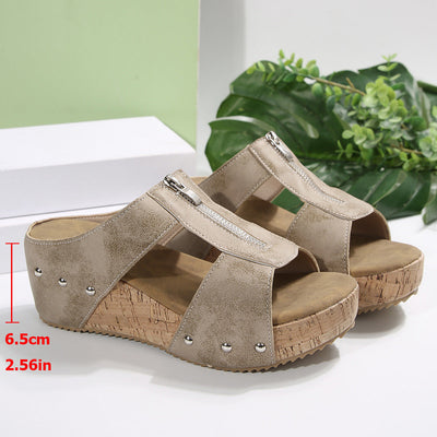 Adriana | Stylish Comfort Wedge Sandals
